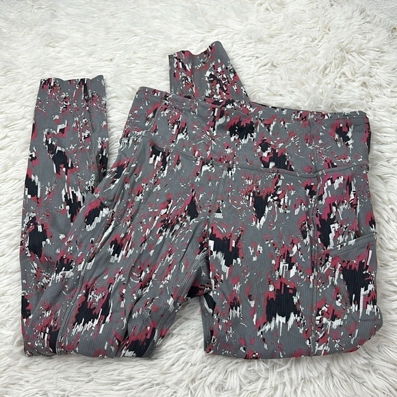 Lululemon Fast and Free High Rise Tight 25" Floral Flux Multi - Picture 1 of 6